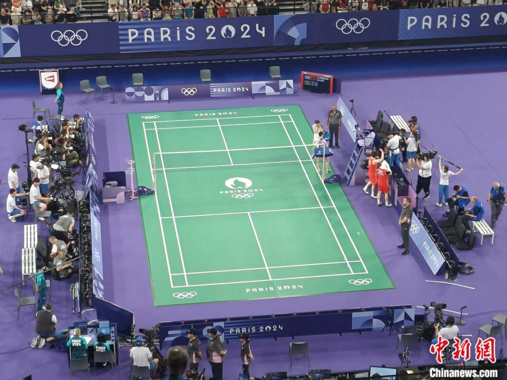 巴黎奥运会女双半决赛两对中国组合晋级决赛，