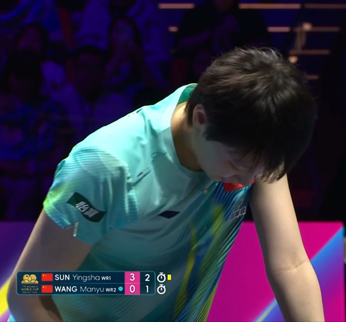 孙颖莎三连冠登顶，王曼昱鏖战三场创纪录